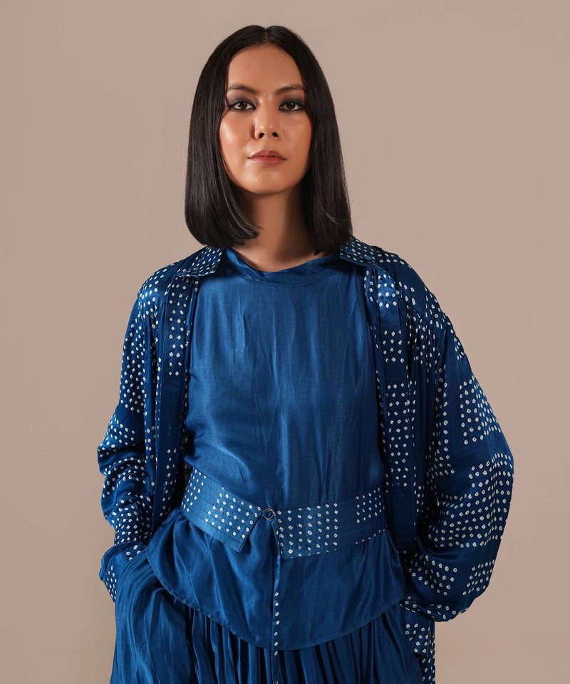SILK REVERIE SET silk Buy SILK REVERIE SET from C&W | Co-Ord Sets for Women by Indigo Dreams in blue color for women in Singapore