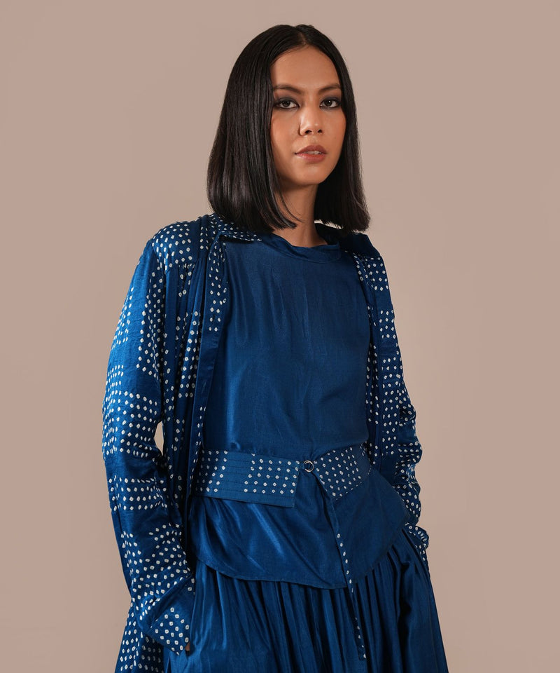 SILK REVERIE SET silk Buy SILK REVERIE SET from C&W | Co-Ord Sets for Women by Indigo Dreams in blue color for women in Singapore