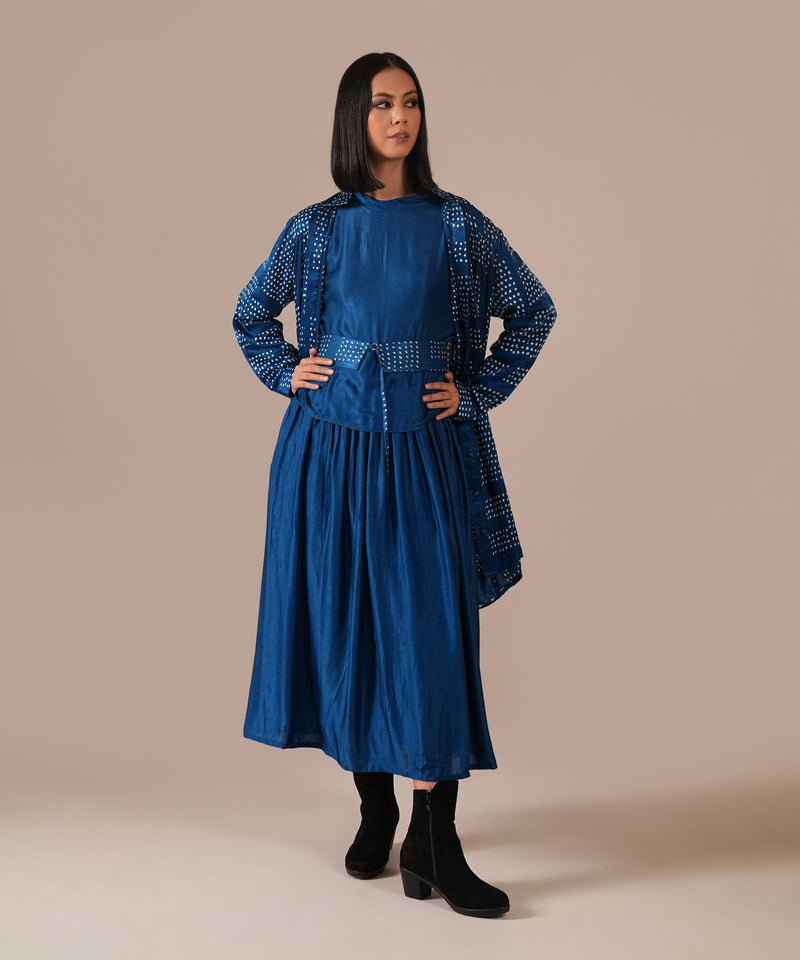 SILK REVERIE SET silk Buy SILK REVERIE SET from C&W | Co-Ord Sets for Women by Indigo Dreams in blue color for women in Singapore