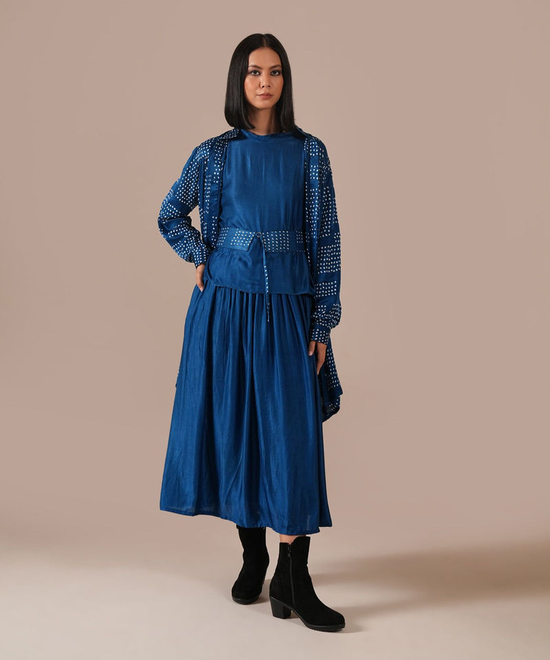 SILK REVERIE SET silk Buy SILK REVERIE SET from C&W | Co-Ord Sets for Women by Indigo Dreams in blue color for women in Singapore
