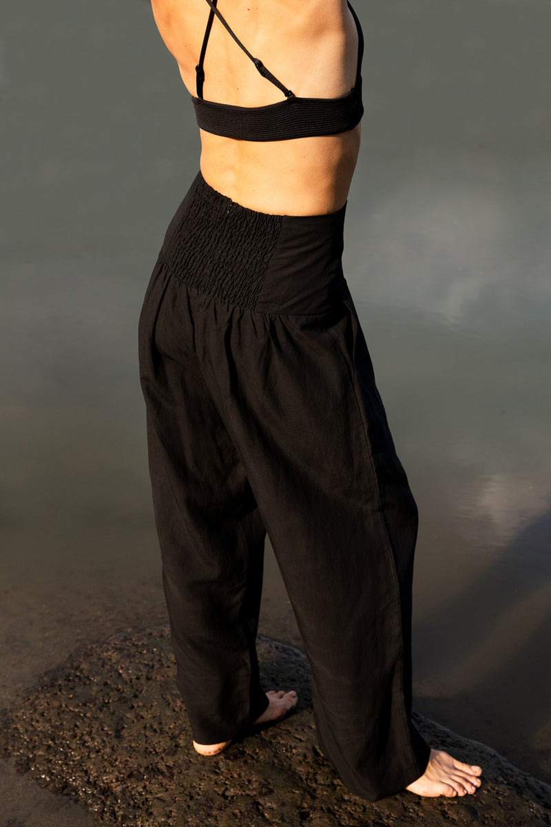 Georgia Pant Linen Pant/Trouser By Su By Hand In Off-White For Women In Singapore