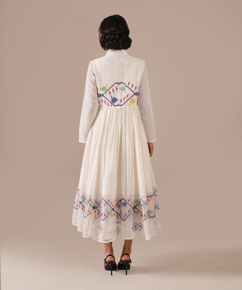 SWAN WINGS DRESS silk Buy SWAN WINGS DRESS from C&W | Dresses for Women by Indigo Dreams in white color for women in Singapore