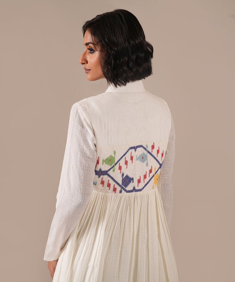 SWAN WINGS DRESS silk Buy SWAN WINGS DRESS from C&W | Dresses for Women by Indigo Dreams in white color for women in Singapore