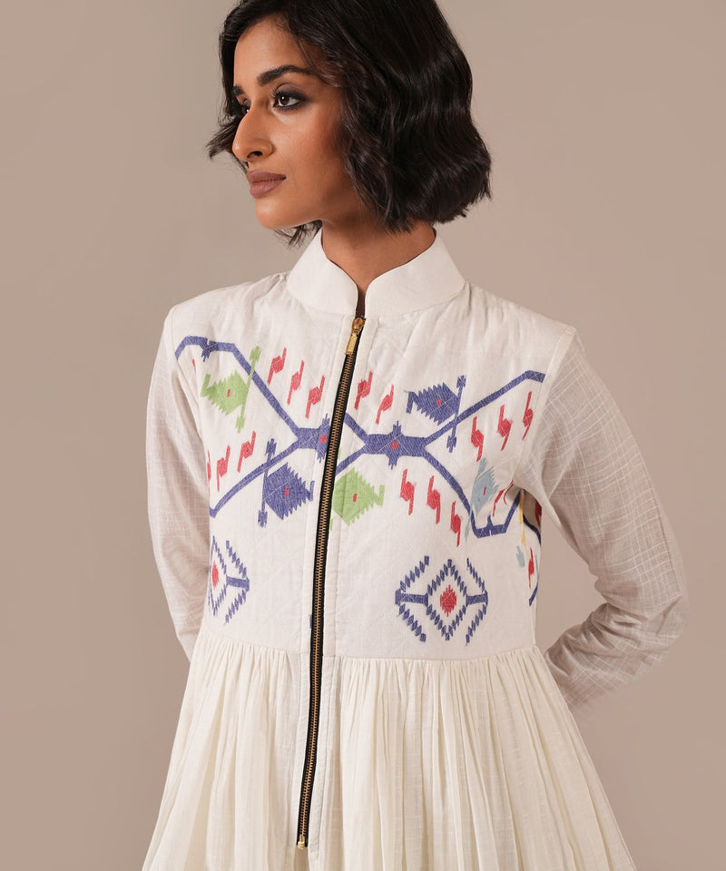 SWAN WINGS DRESS silk Buy SWAN WINGS DRESS from C&W | Dresses for Women by Indigo Dreams in white color for women in Singapore