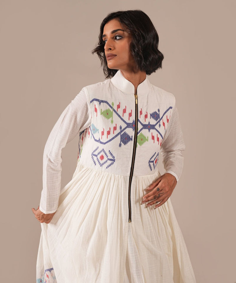 SWAN WINGS DRESS silk Buy SWAN WINGS DRESS from C&W | Dresses for Women by Indigo Dreams in white color for women in Singapore