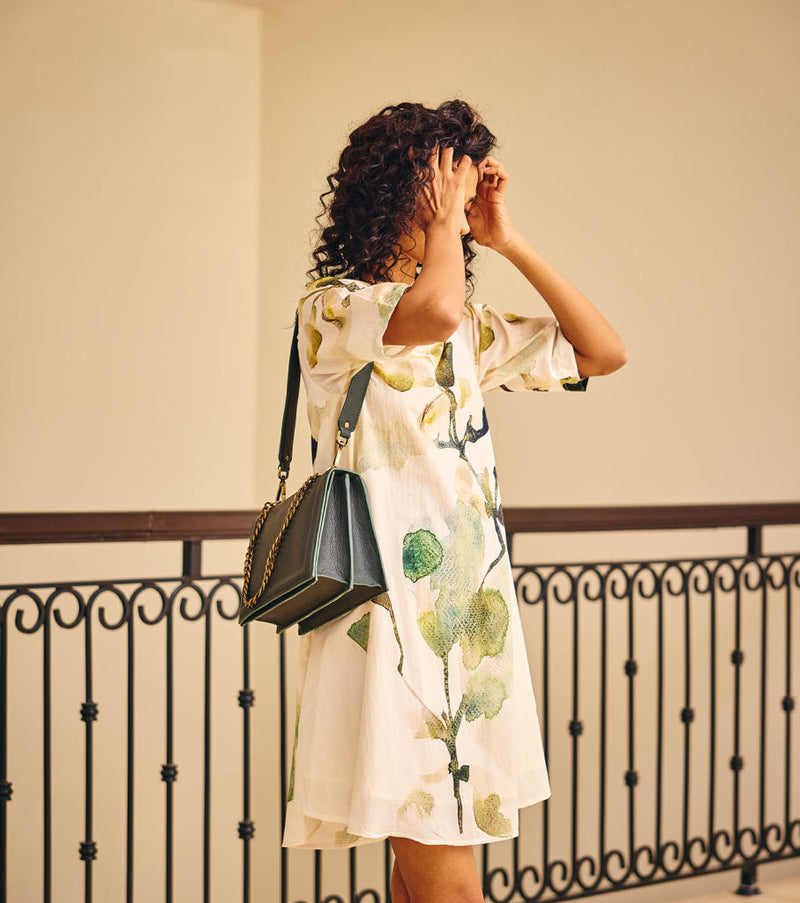The Glory Dress cotton by Khara Kapas in white for women in Singapore