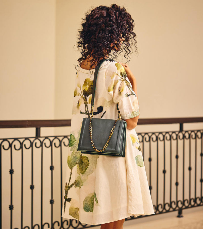 The Glory Dress cotton by Khara Kapas in white for women in Singapore