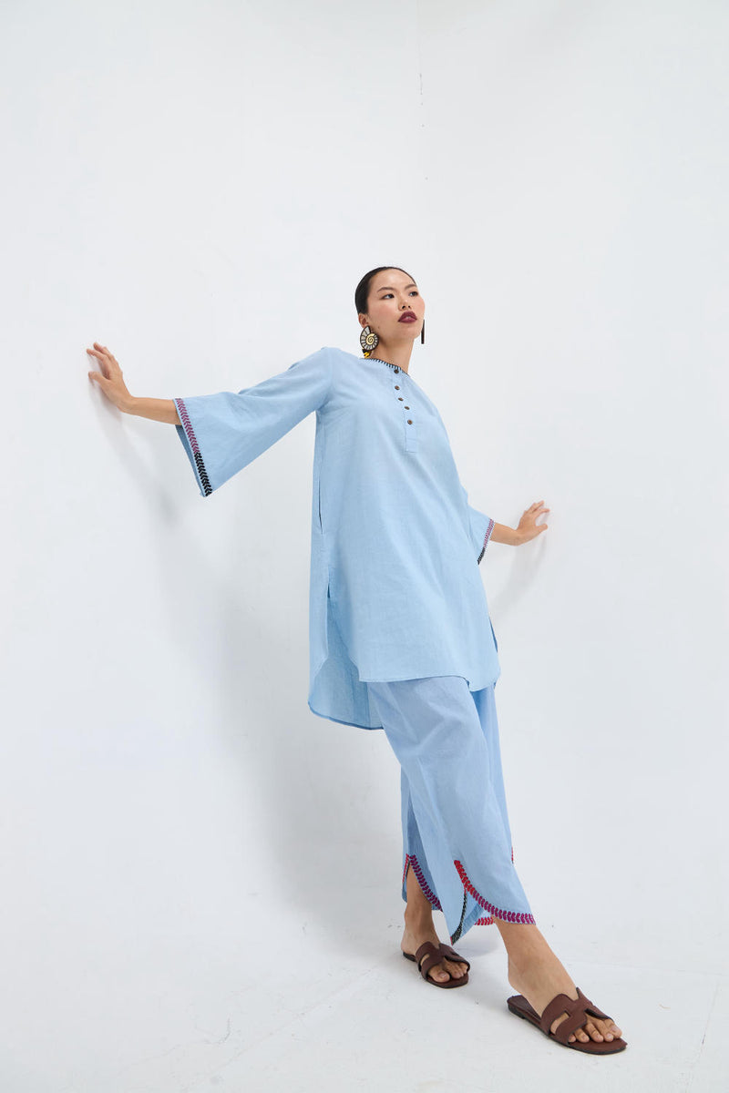 AASMAN KURTA SET cotton by Aavidi for women in Singapore