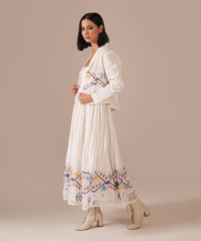 VANILLA VEIL SET 100% cotton Buy VANILLA VEIL SET from C&W | Co-Ord Sets for Women by Indigo Dreams in white color for women in Singapore