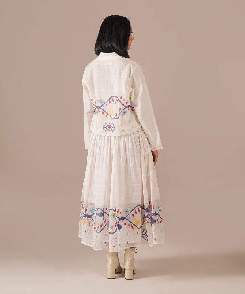 VANILLA VEIL SET 100% cotton Buy VANILLA VEIL SET from C&W | Co-Ord Sets for Women by Indigo Dreams in white color for women in Singapore