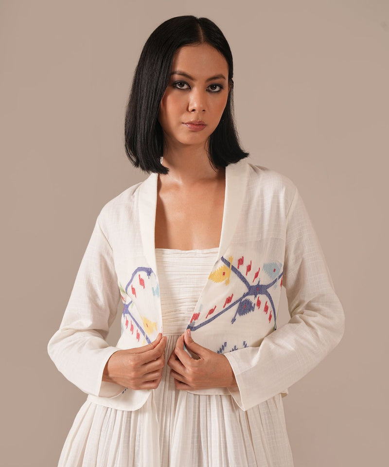 VANILLA VEIL SET 100% cotton Buy VANILLA VEIL SET from C&W | Co-Ord Sets for Women by Indigo Dreams in white color for women in Singapore