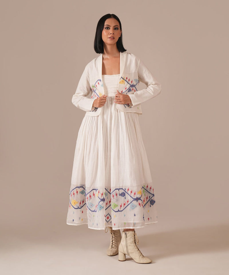 VANILLA VEIL SET 100% cotton Buy VANILLA VEIL SET from C&W | Co-Ord Sets for Women by Indigo Dreams in white color for women in Singapore