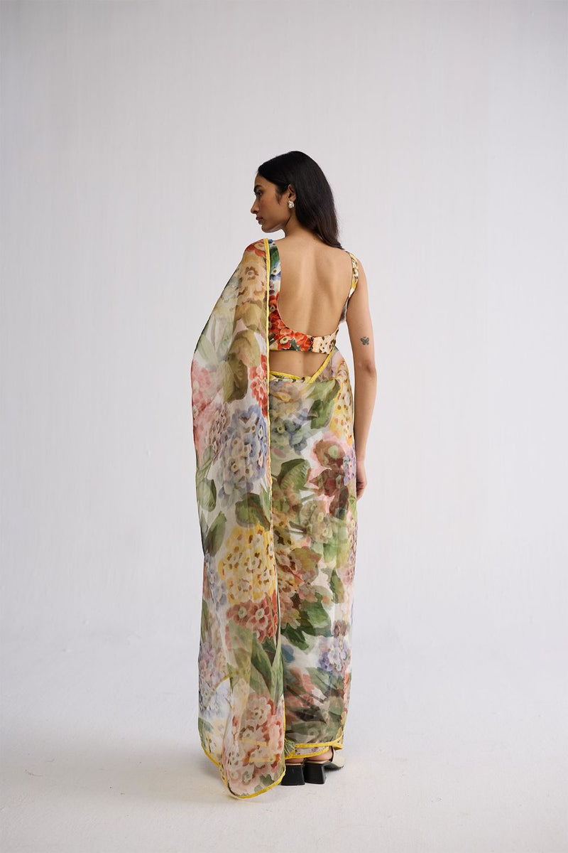 VERANDA BLOUSE crepe blouse by YAM in multicolor for women in Singapore
