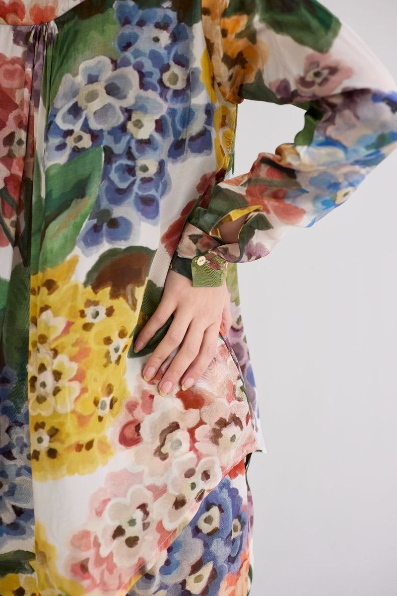 VERANDA CO-ORD SET crepe co-ord set by YAM in multicolor for women in Singapore