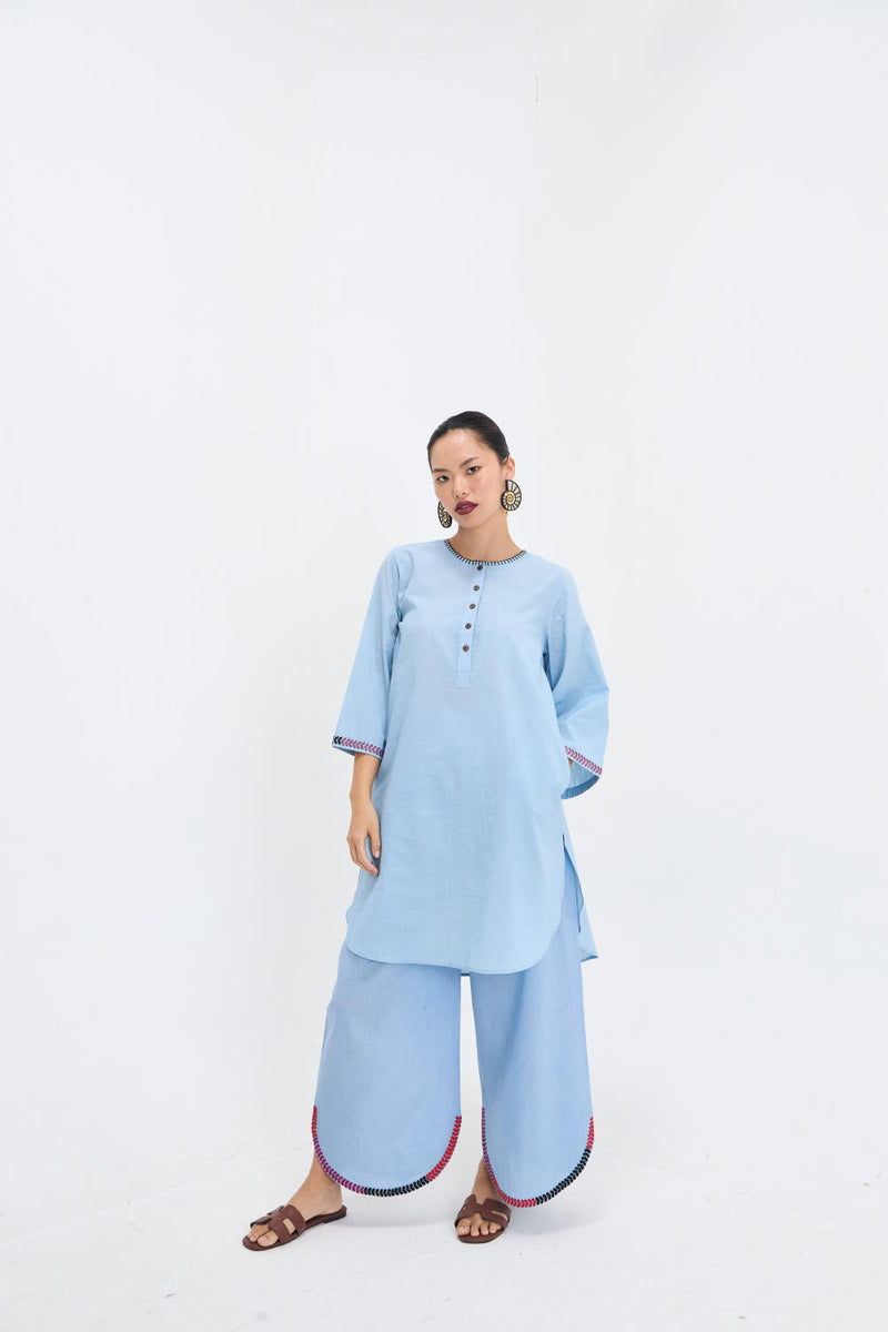 AASMAN KURTA SET cotton by Aavidi for women in Singapore