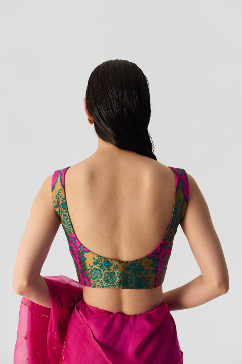 ZUZI BLOUSE silk by Yam in multi color for women in Singapore
