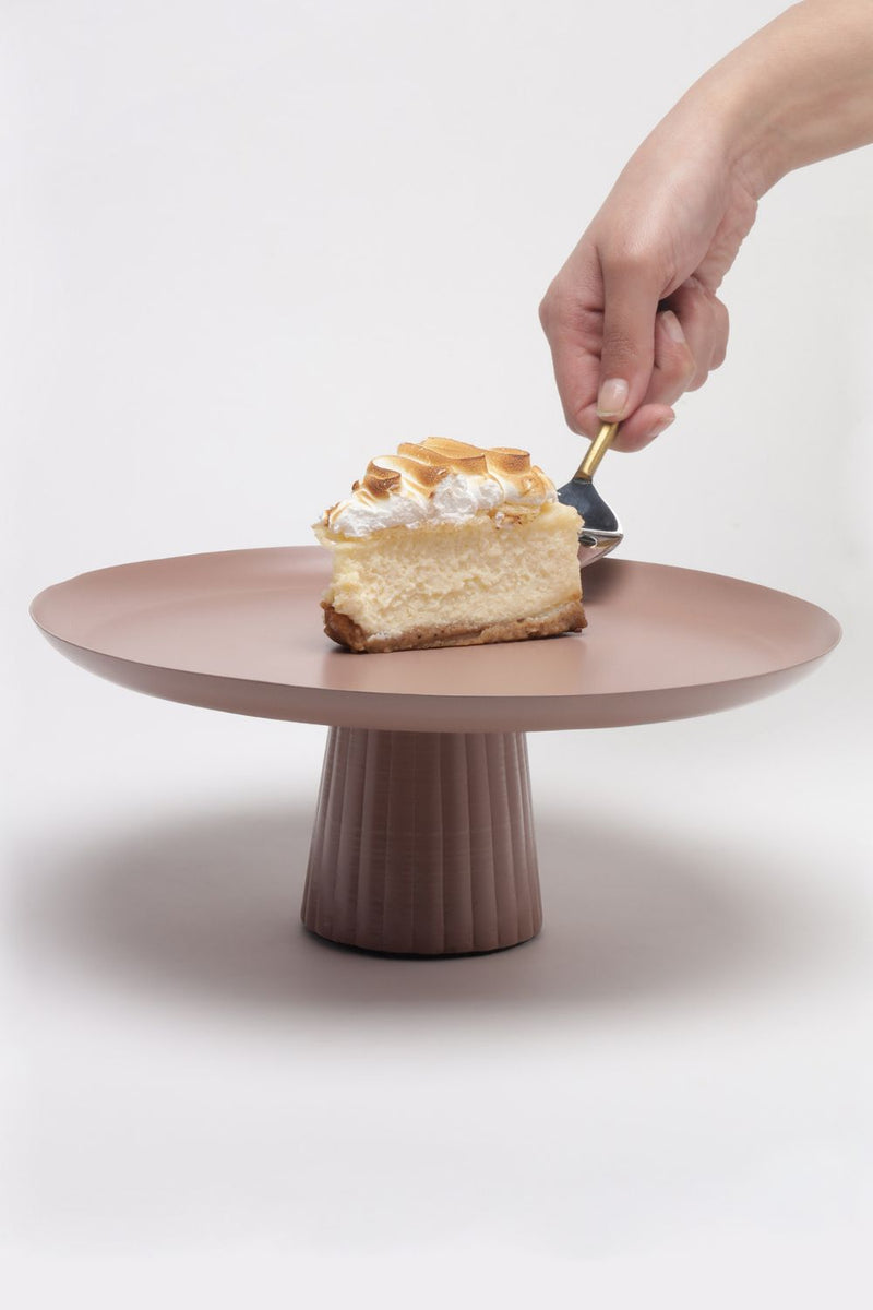 Avisa Cake Stand-Dusty Pink linen by Gado Living for in Singapore