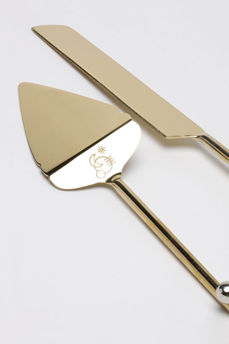 Dana Cake Knives (Set of 2) linen by Gado Living for in Singapore