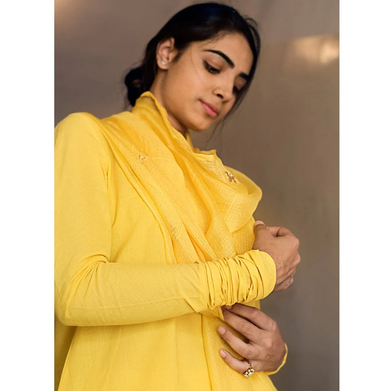 AMEERA (Sharara-Yellow) (set of 3) Kurta Sets by TOKREE for women in Singapore