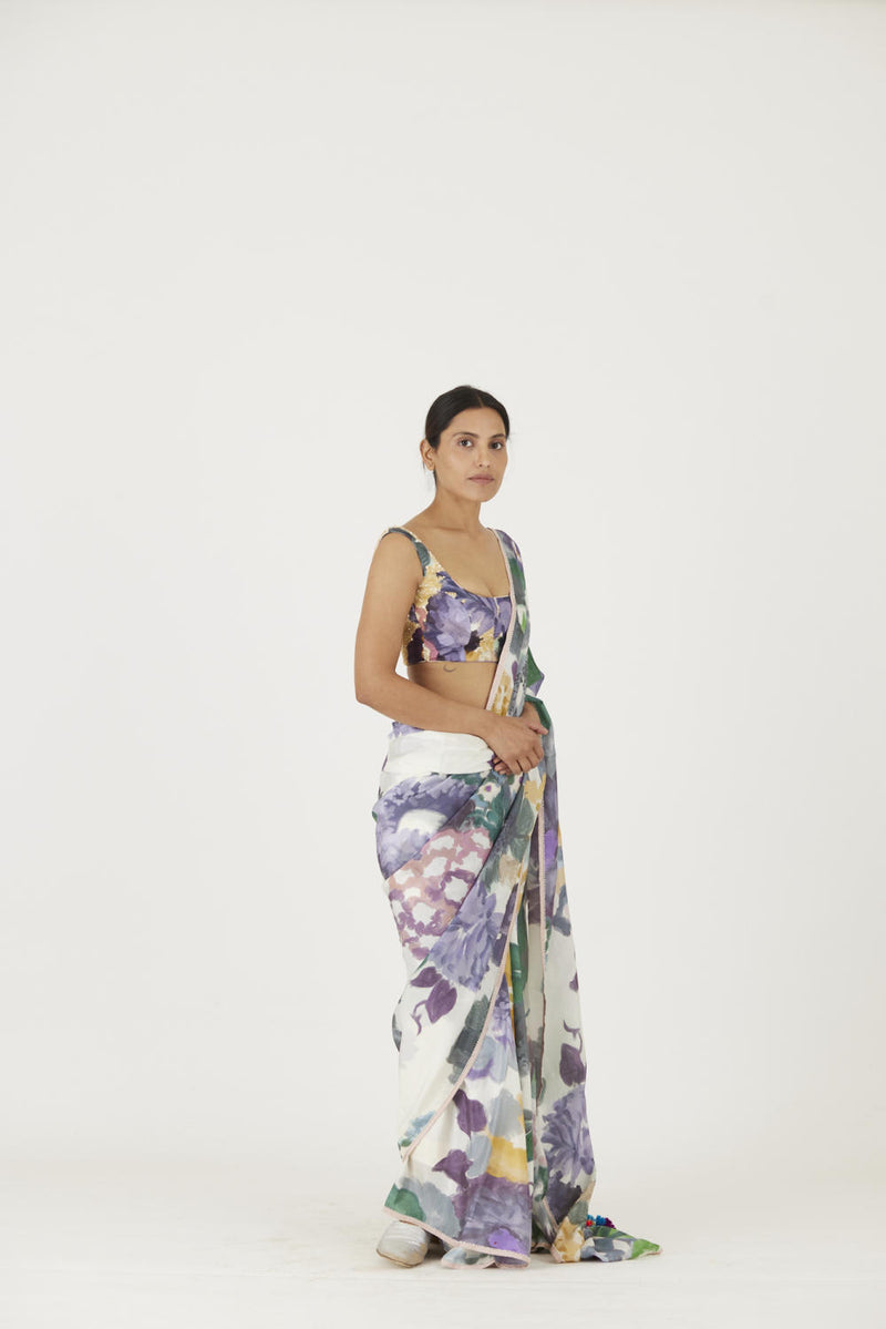 MARA SAREE mul Sarees by Yam in multi color for women in Singapore