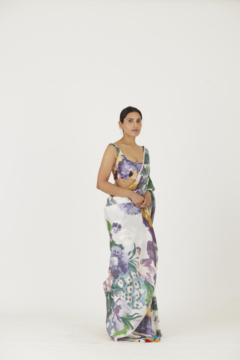 MARA SAREE mul Sarees by Yam in multi color for women in Singapore