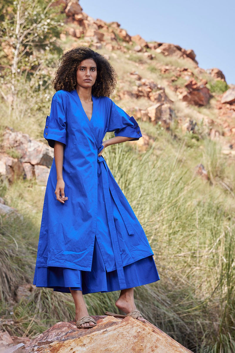 Azure's Mist Co-ord Set Co-ord Set by Khara Kapas for women in Singapore