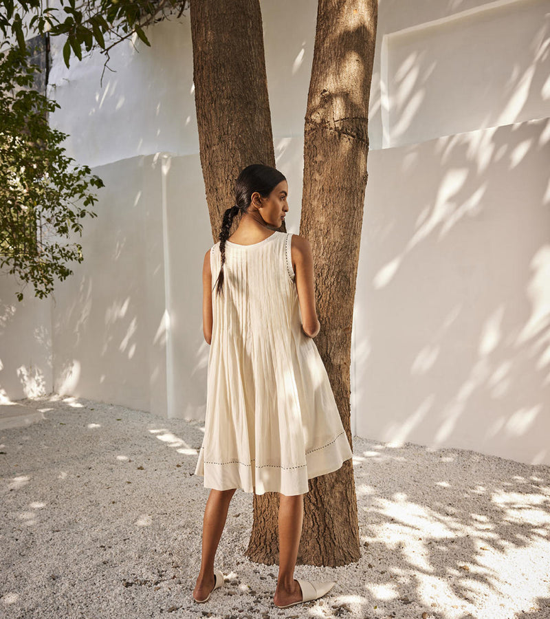 White mist dress Dress by Khara Kapas in white for women in Singapore