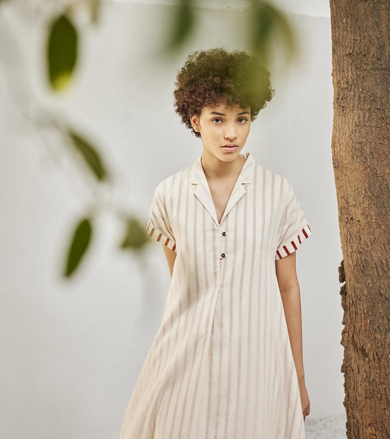 The echo co-ord set Co-ord Set by Khara Kapas in white for women in Singapore
