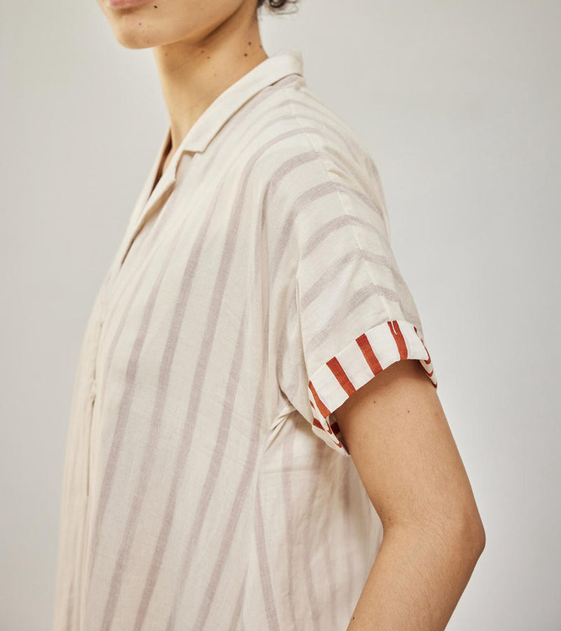 The echo co-ord set Co-ord Set by Khara Kapas in white for women in Singapore