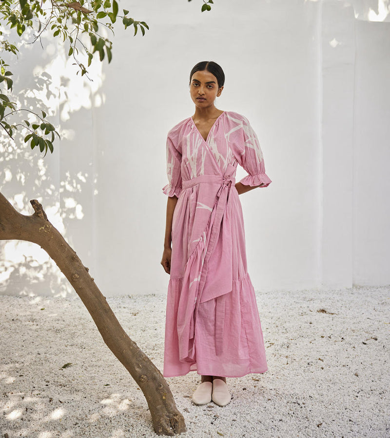 Tale untold dress Dress by Khara Kapas in pink for women in Singapore