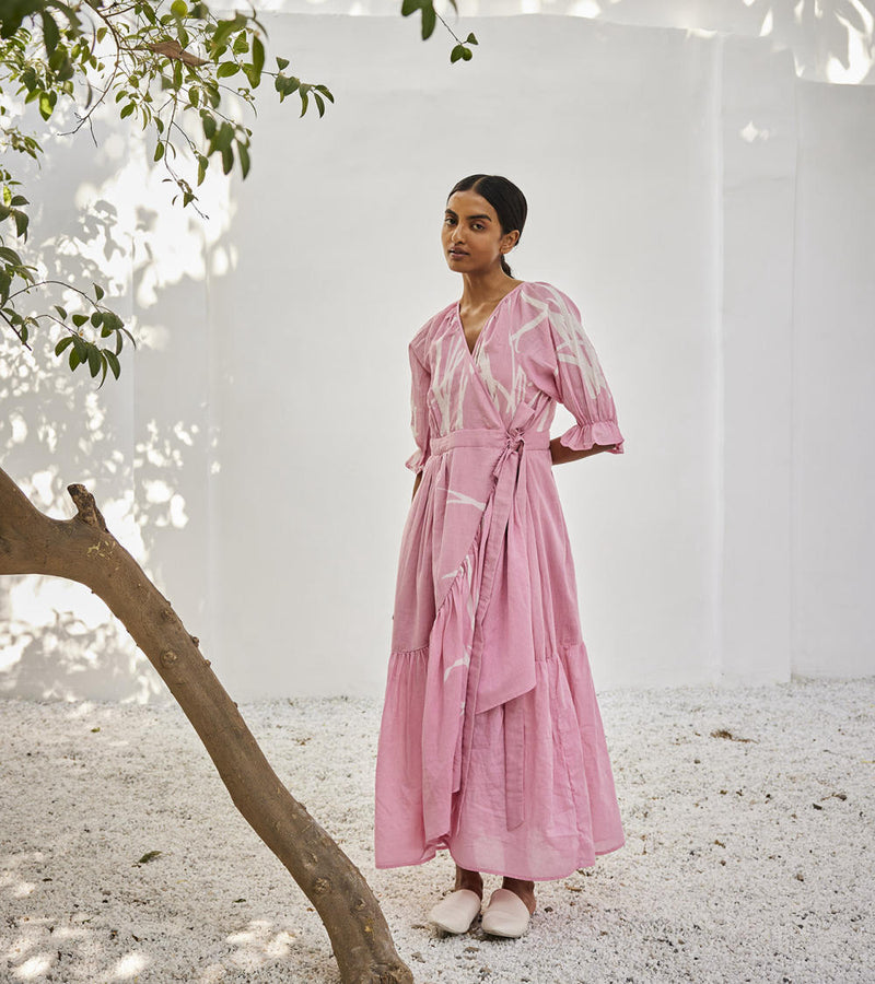 Tale untold dress Dress by Khara Kapas in pink for women in Singapore