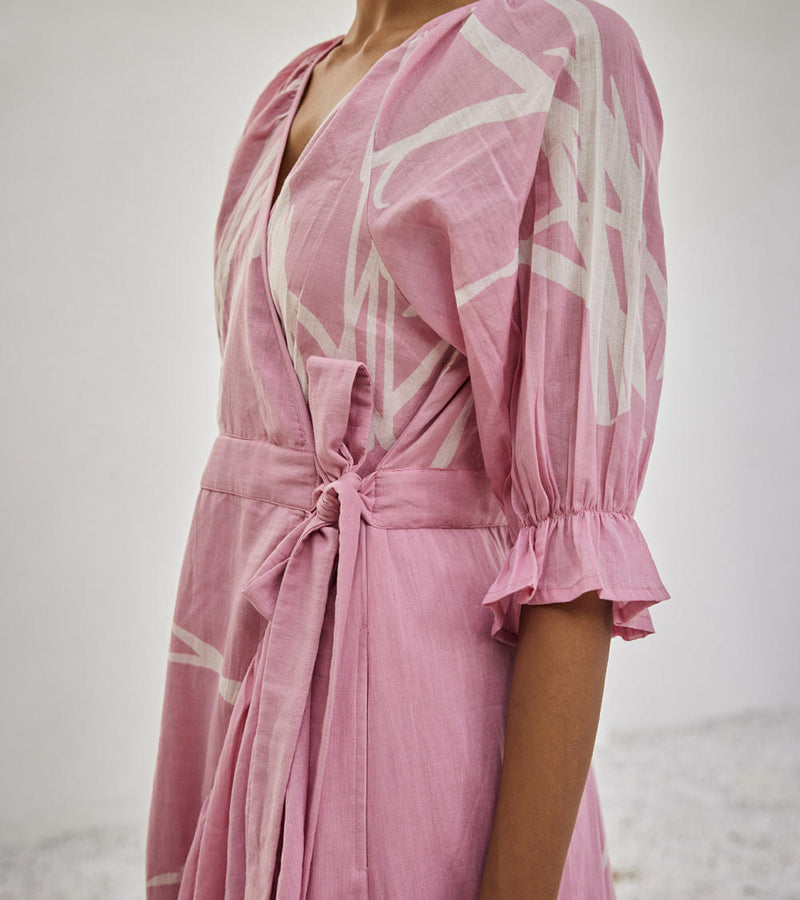 Tale untold dress Dress by Khara Kapas in pink for women in Singapore