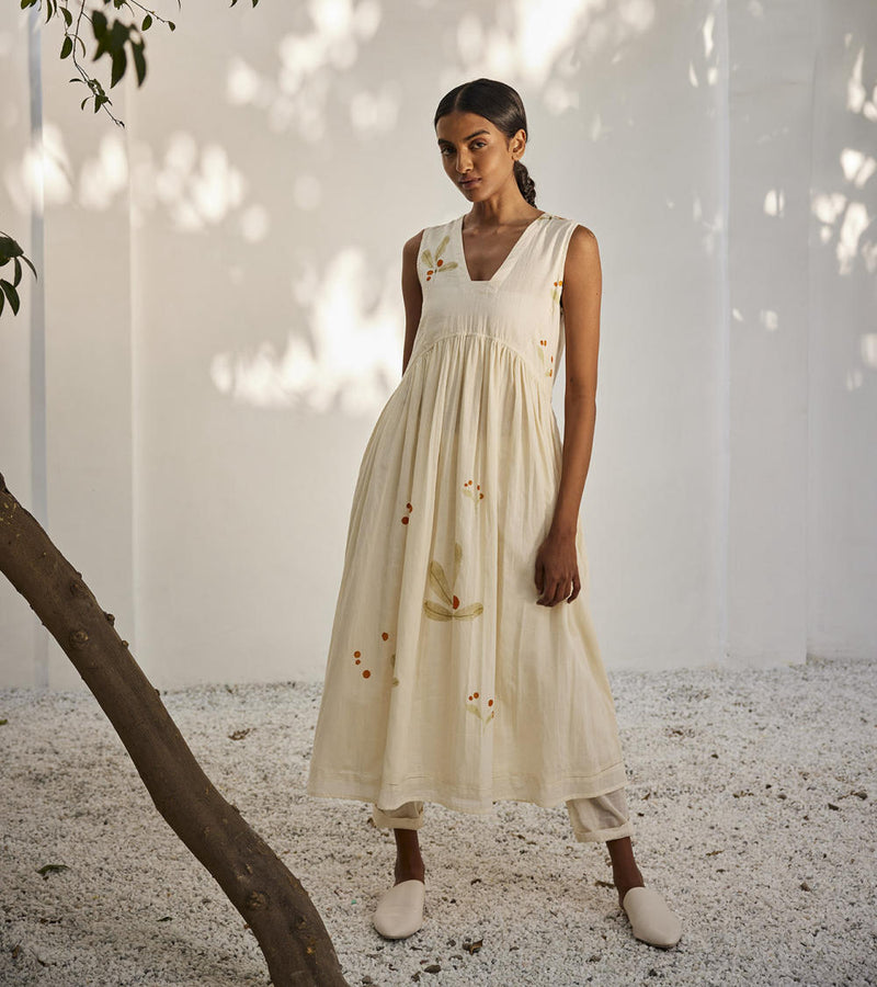 Close to you co-ord set Co-ord Set by Khara Kapas in ecru for women in Singapore