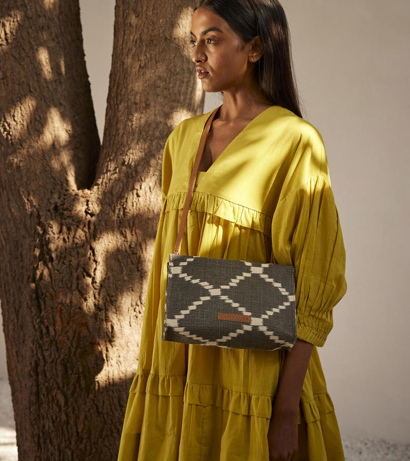 Marigold dress Dress by Khara Kapas in yellow for women in Singapore