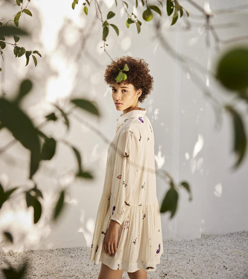 Secret garden dress Dress by Khara Kapas in white for women in Singapore