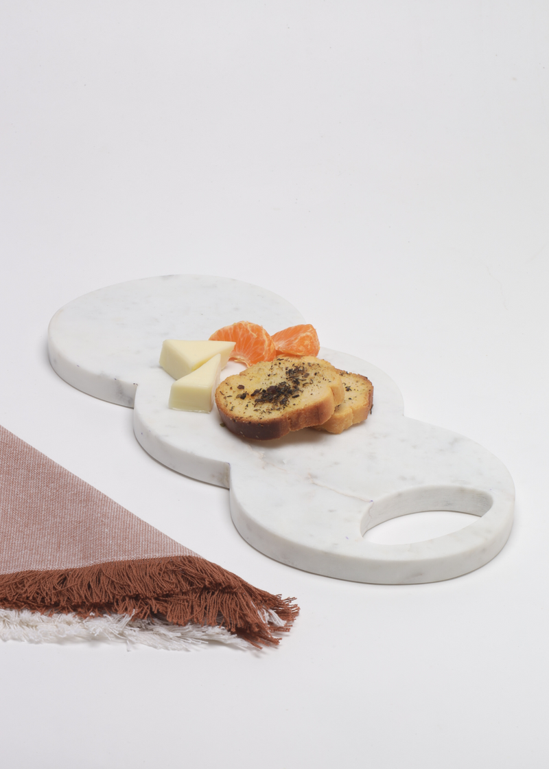 Cloud Marble Platter linen by Gado Living for in Singapore