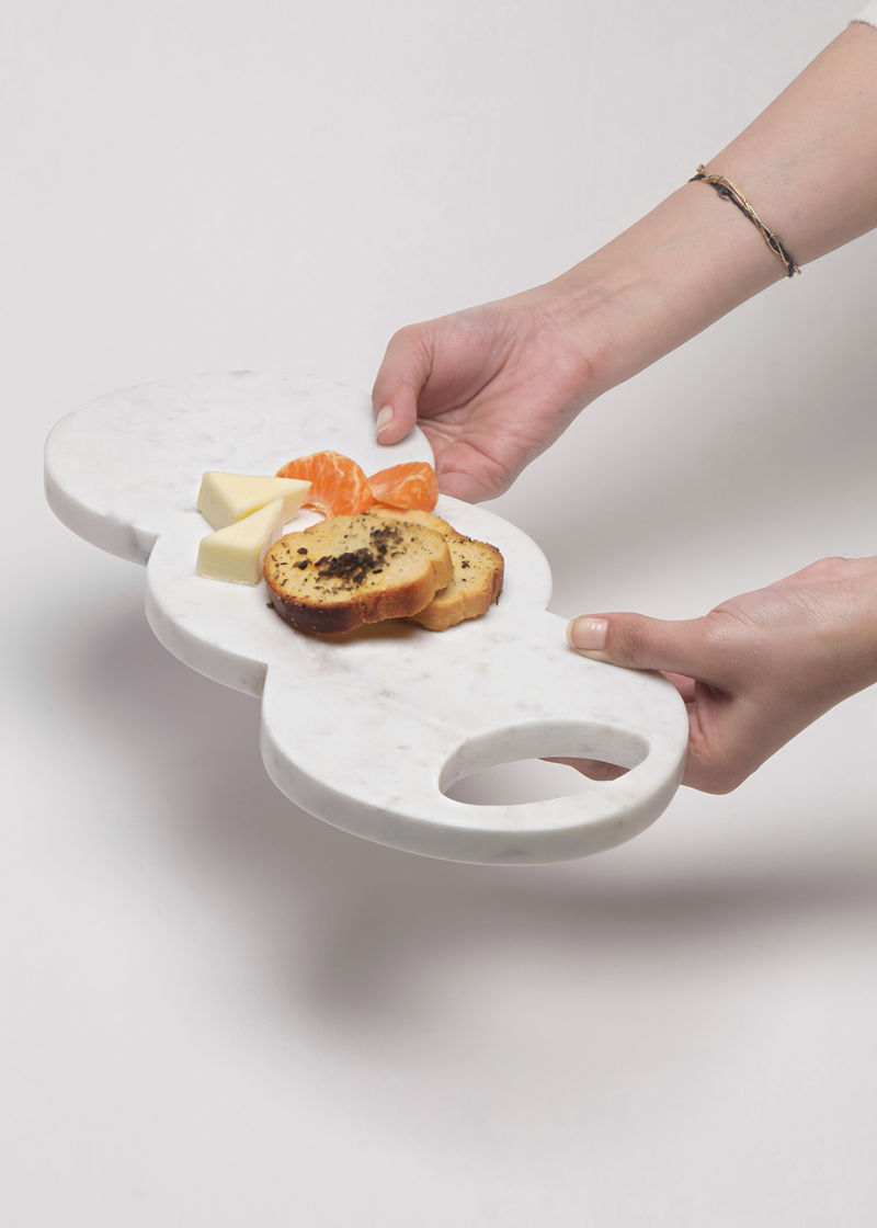 Cloud Marble Platter linen by Gado Living for in Singapore