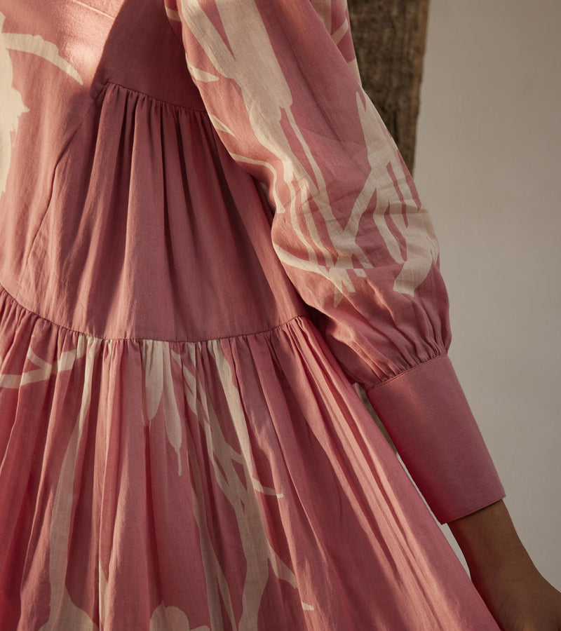 Daffodil dress Dress by Khara Kapas in pink for women in Singapore