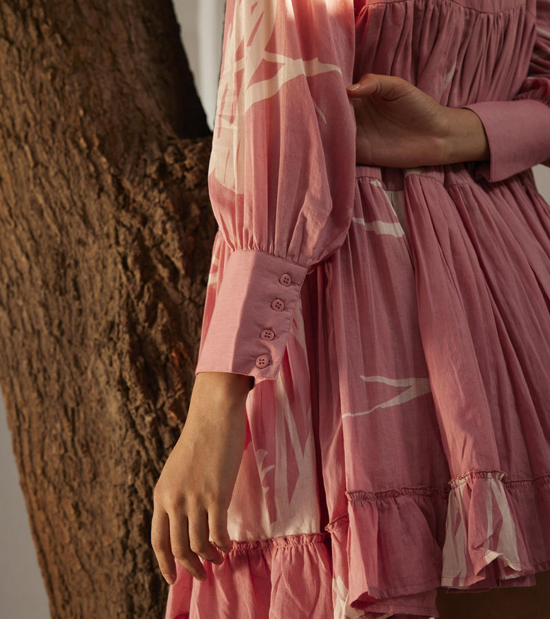 Daffodil dress Dress by Khara Kapas in pink for women in Singapore