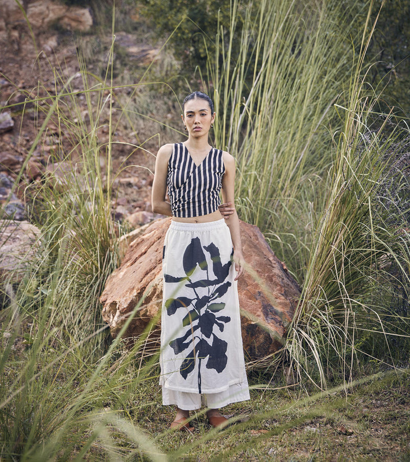 Never-Ending Skirt Trouser Bottoms,Skirts by Khara Kapas for women in Singapore