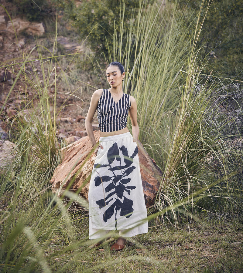 Never-Ending Skirt Trouser Bottoms,Skirts by Khara Kapas for women in Singapore