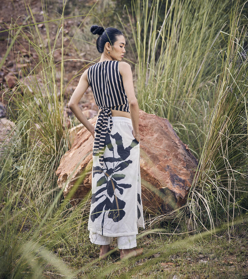 Never-Ending Skirt Trouser Bottoms,Skirts by Khara Kapas for women in Singapore