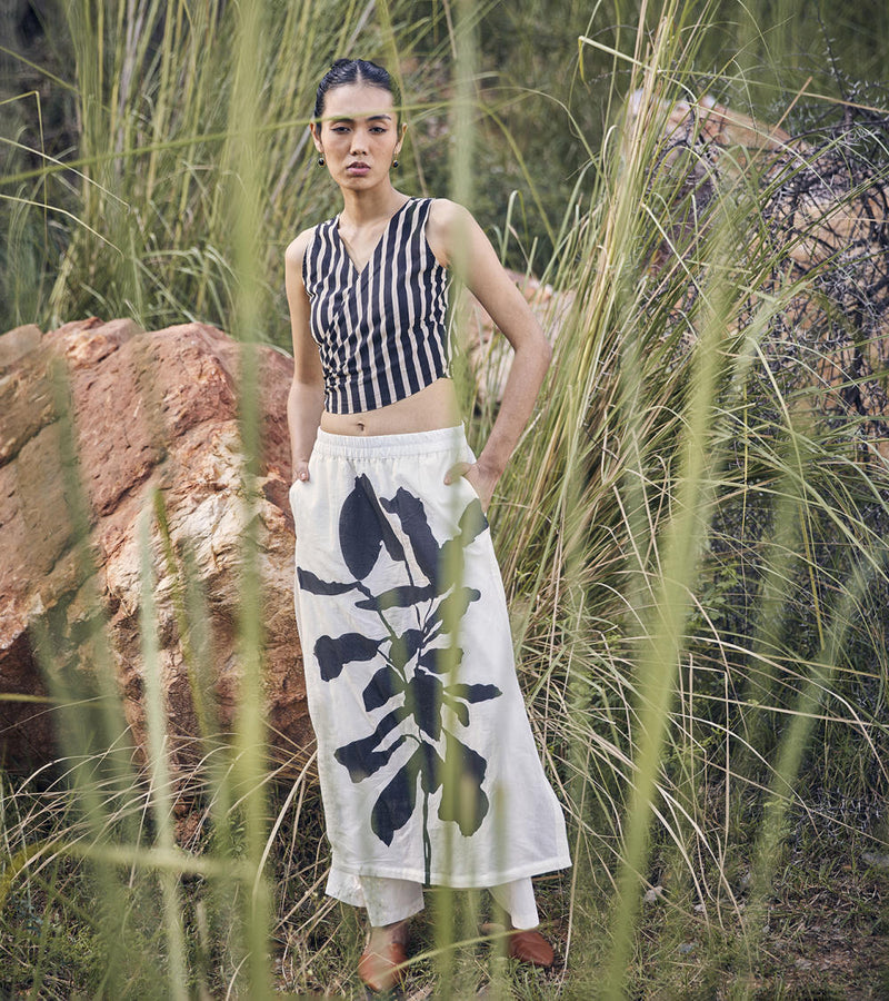 Never-Ending Skirt Trouser Bottoms,Skirts by Khara Kapas for women in Singapore