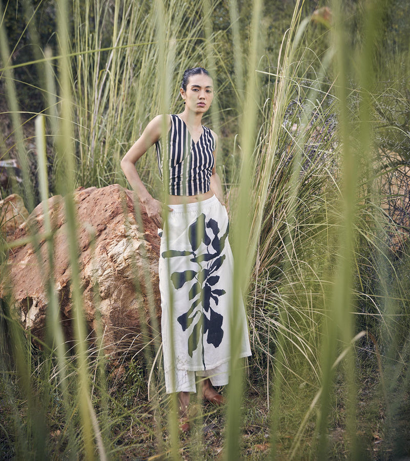 Never-Ending Skirt Trouser Bottoms,Skirts by Khara Kapas for women in Singapore