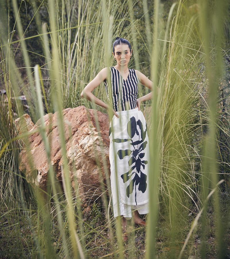 Never-Ending Skirt Trouser Bottoms,Skirts by Khara Kapas for women in Singapore
