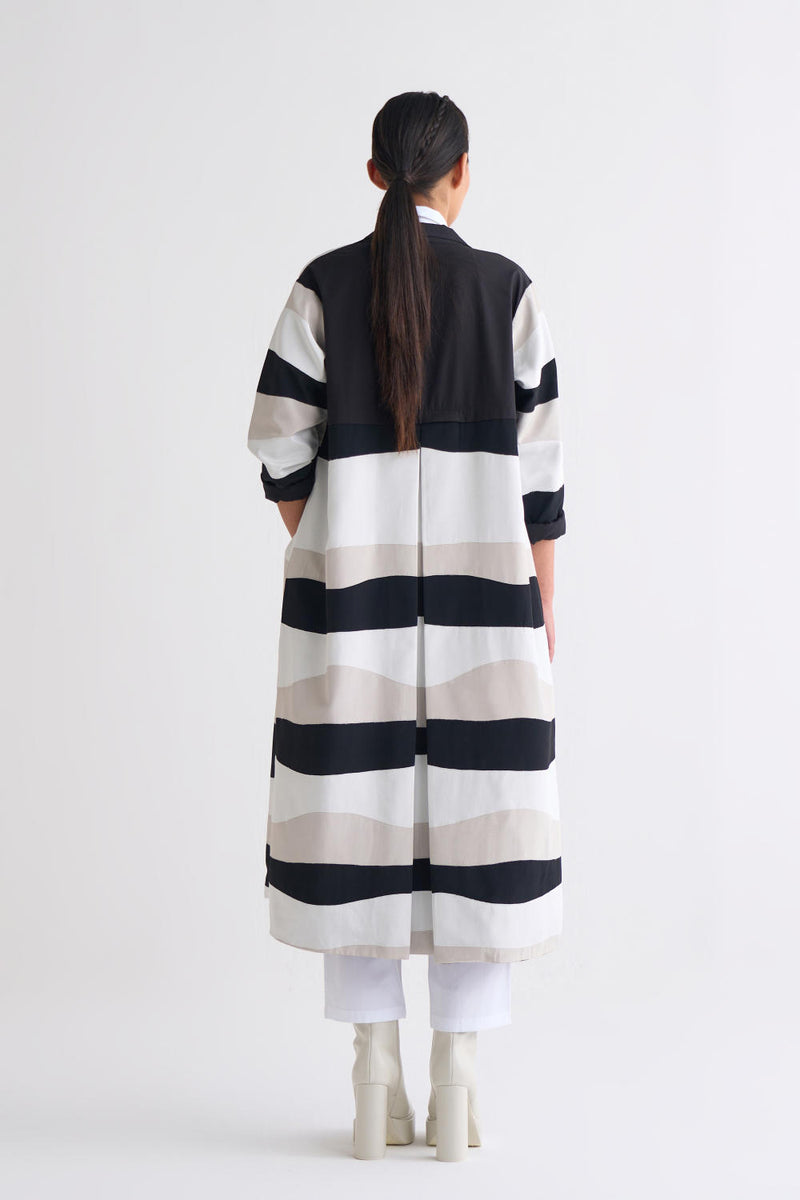 Applique Jacket Co-ord - Black Co-ord Set,Jackets & Overlays by THREE for women in Singapore
