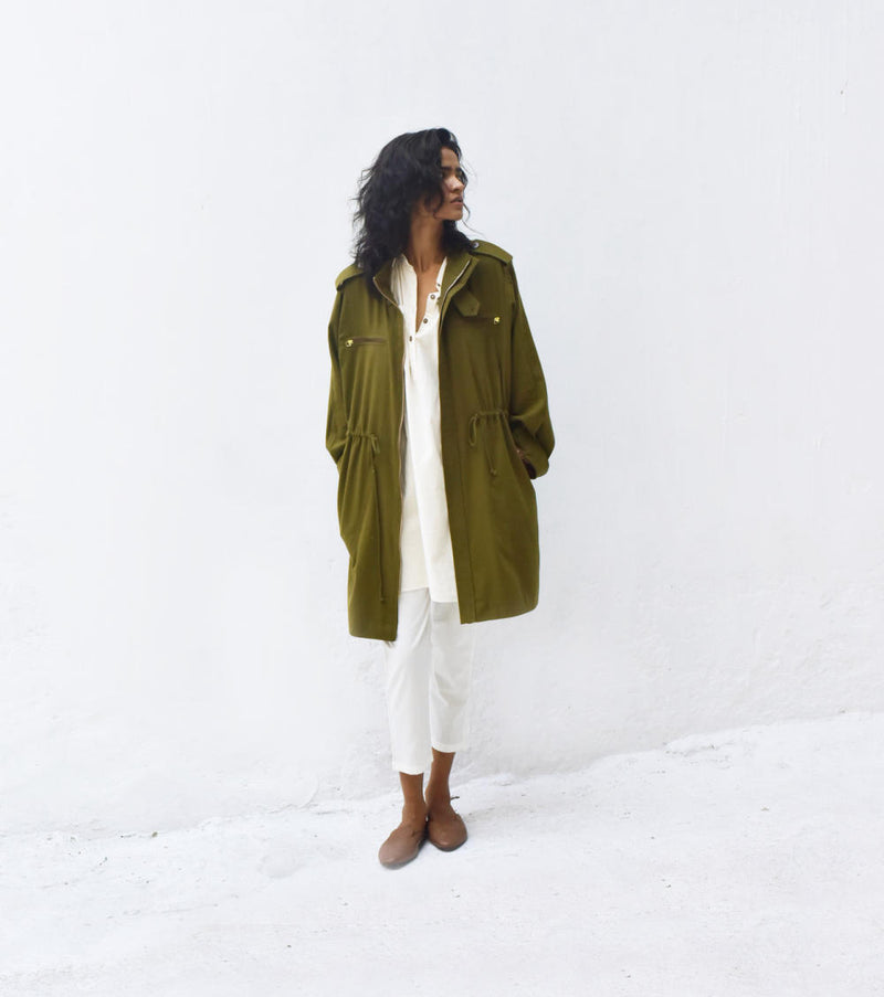 Ash Tree Parka Jacket Jackets & Overlays by Khara Kapas for women in Singapore