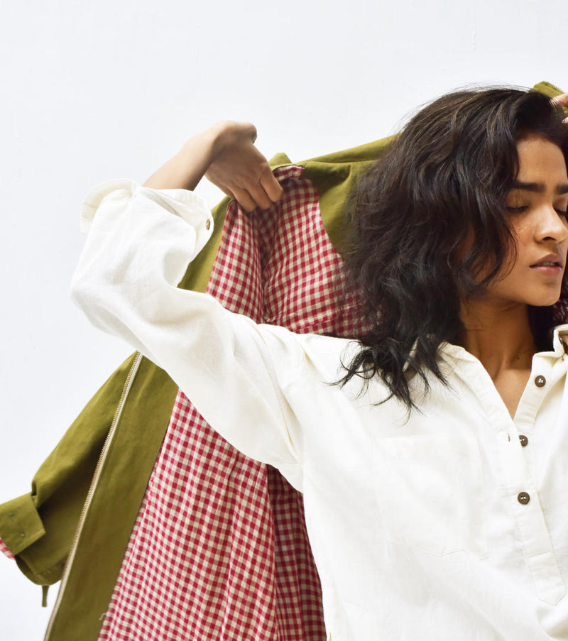 Ash Tree Parka Jacket Jackets & Overlays by Khara Kapas for women in Singapore
