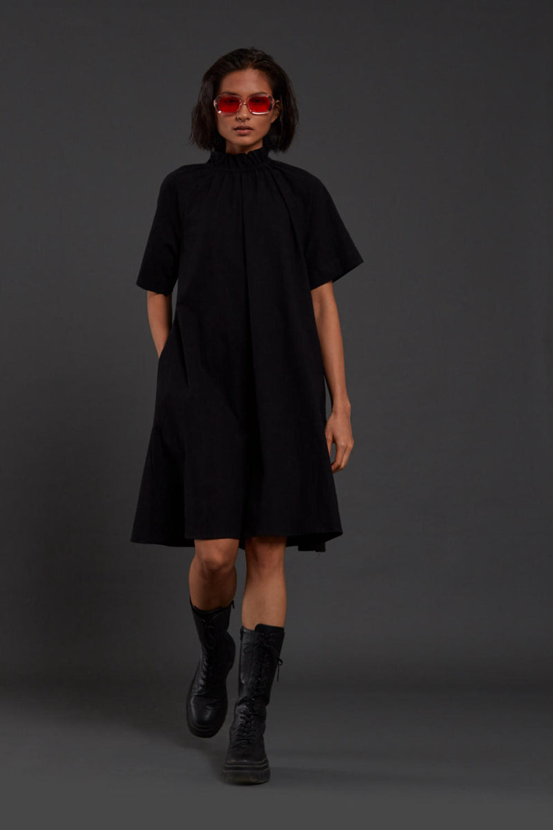 Black Tora Dress Dress by Mati in black color for women in Singapore