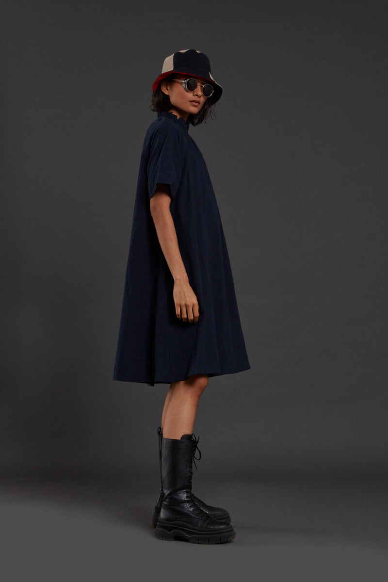 Navy Blue Tora Dress Dress by Mati for women in Singapore